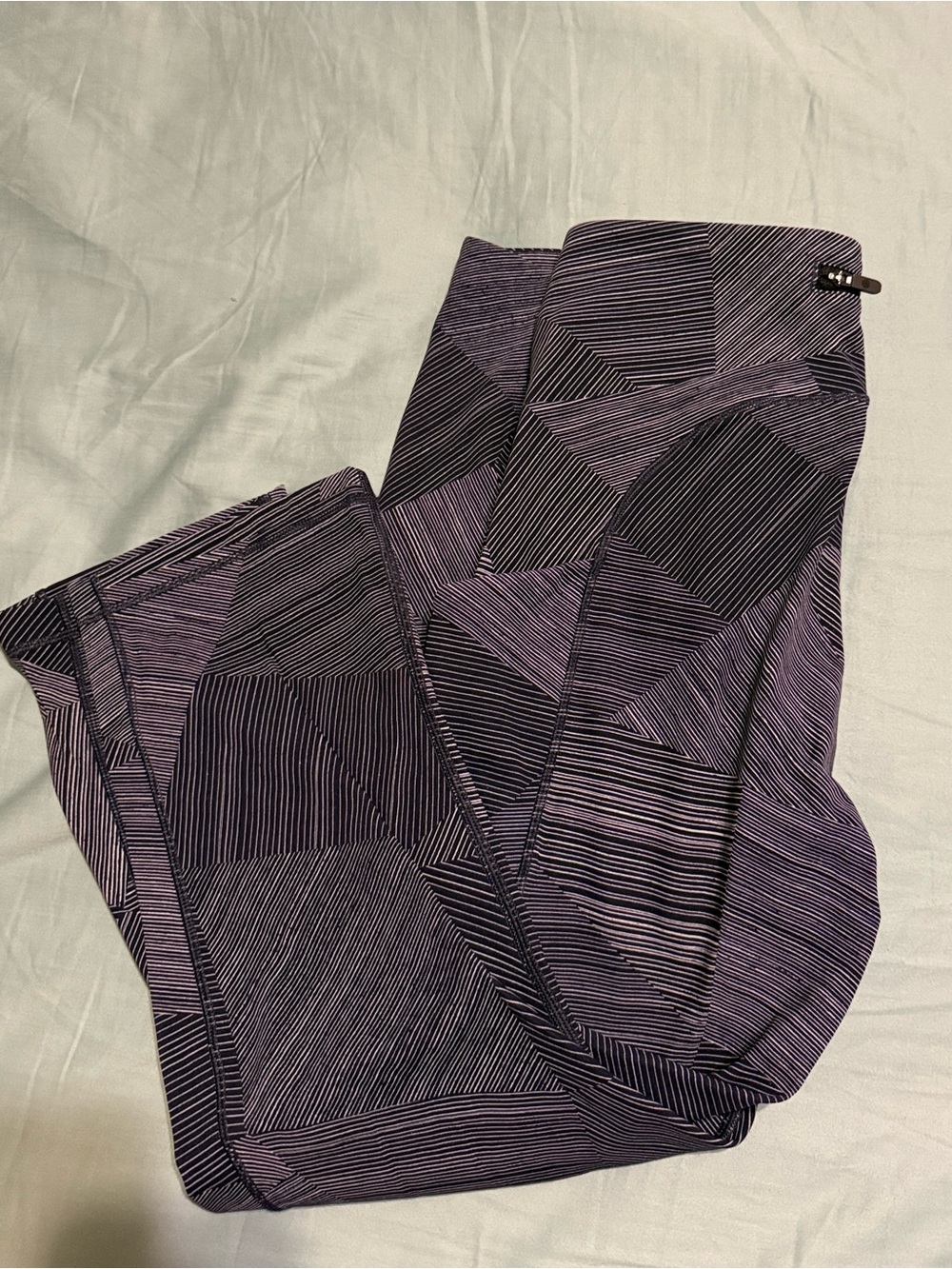 Lululemon Blue Geometric Athletic Leggings